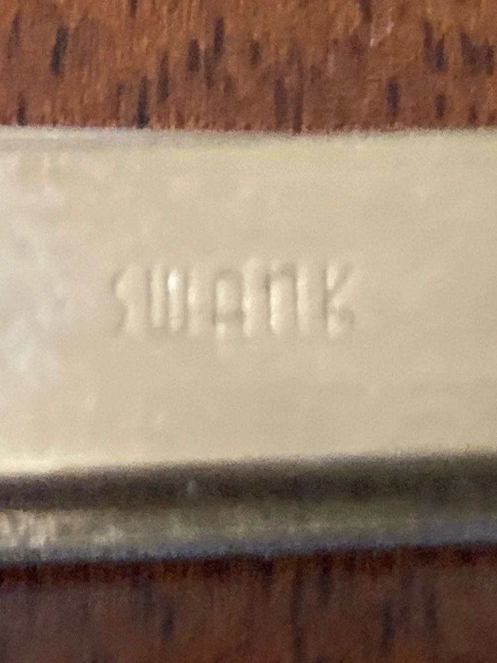 Vintage Swank Silver Tone Money Clip – Cutout Geometric Modernist Design – USA